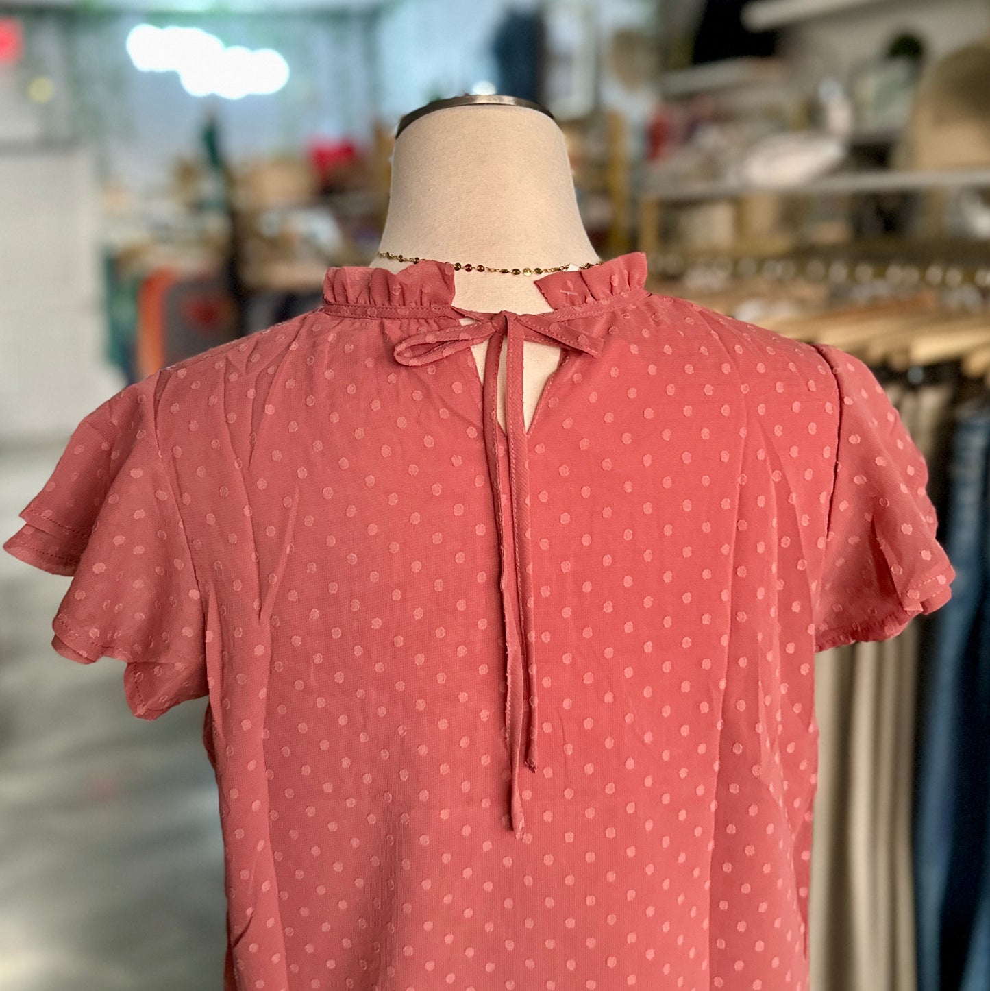 Feeling Frilly Short Sleeve Blouse