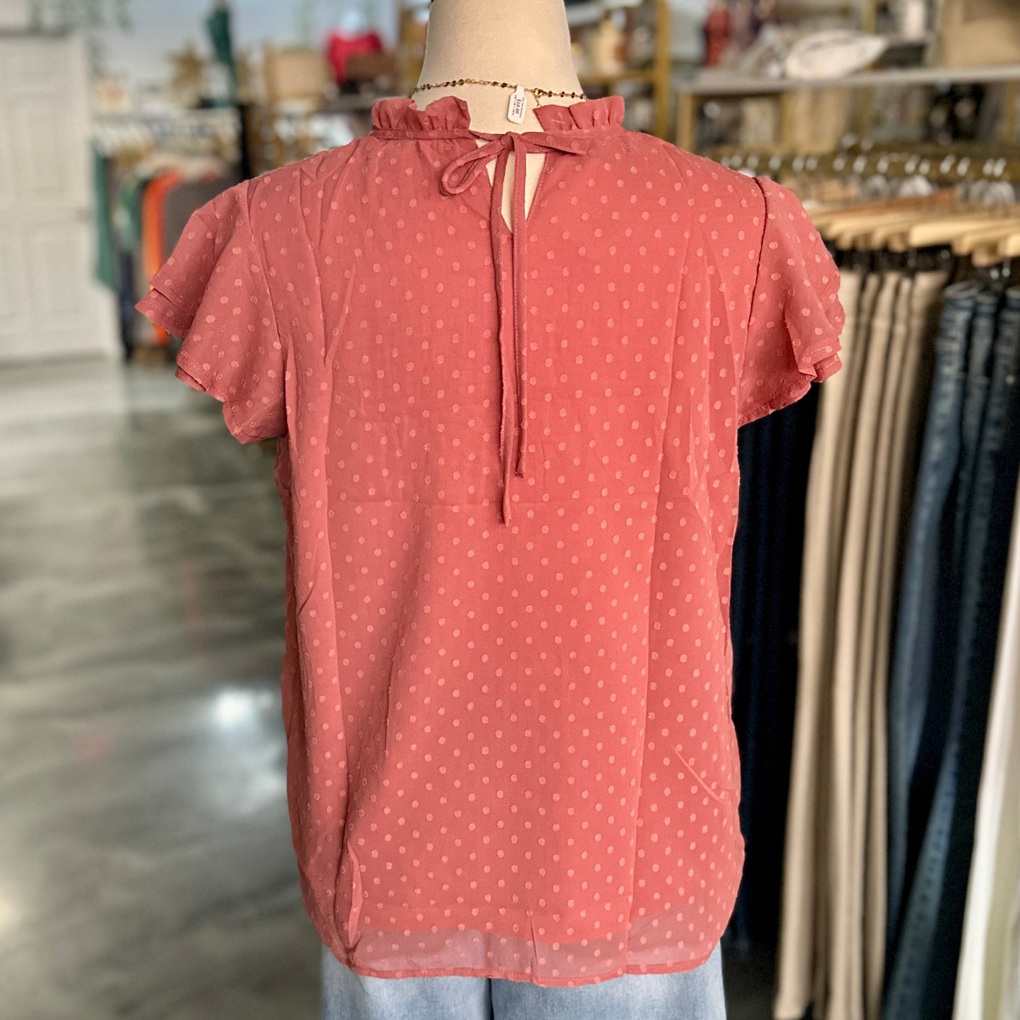 Feeling Frilly Short Sleeve Blouse