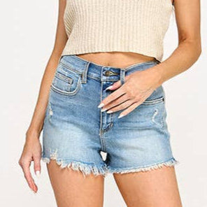 Lizzie Light Denim Shorts