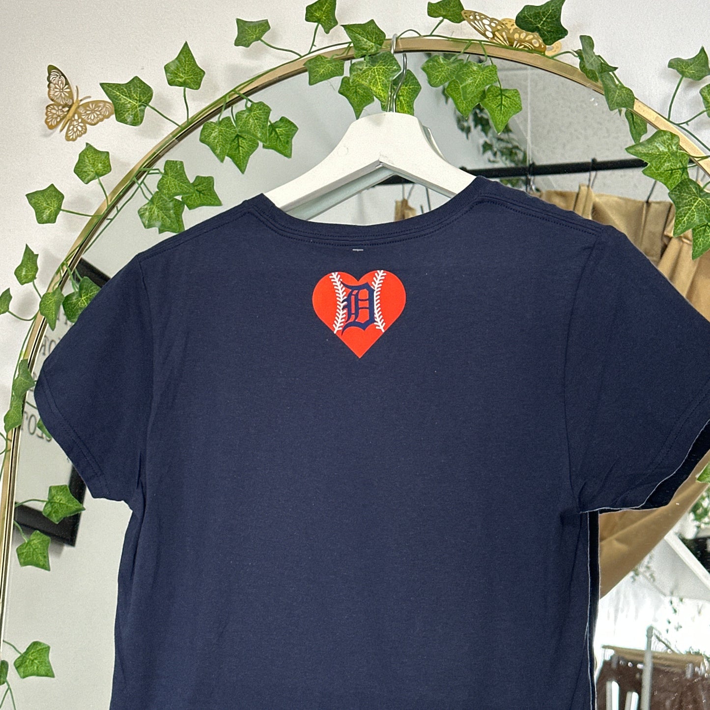 Detroit BaseBall Puff Graphic Tee