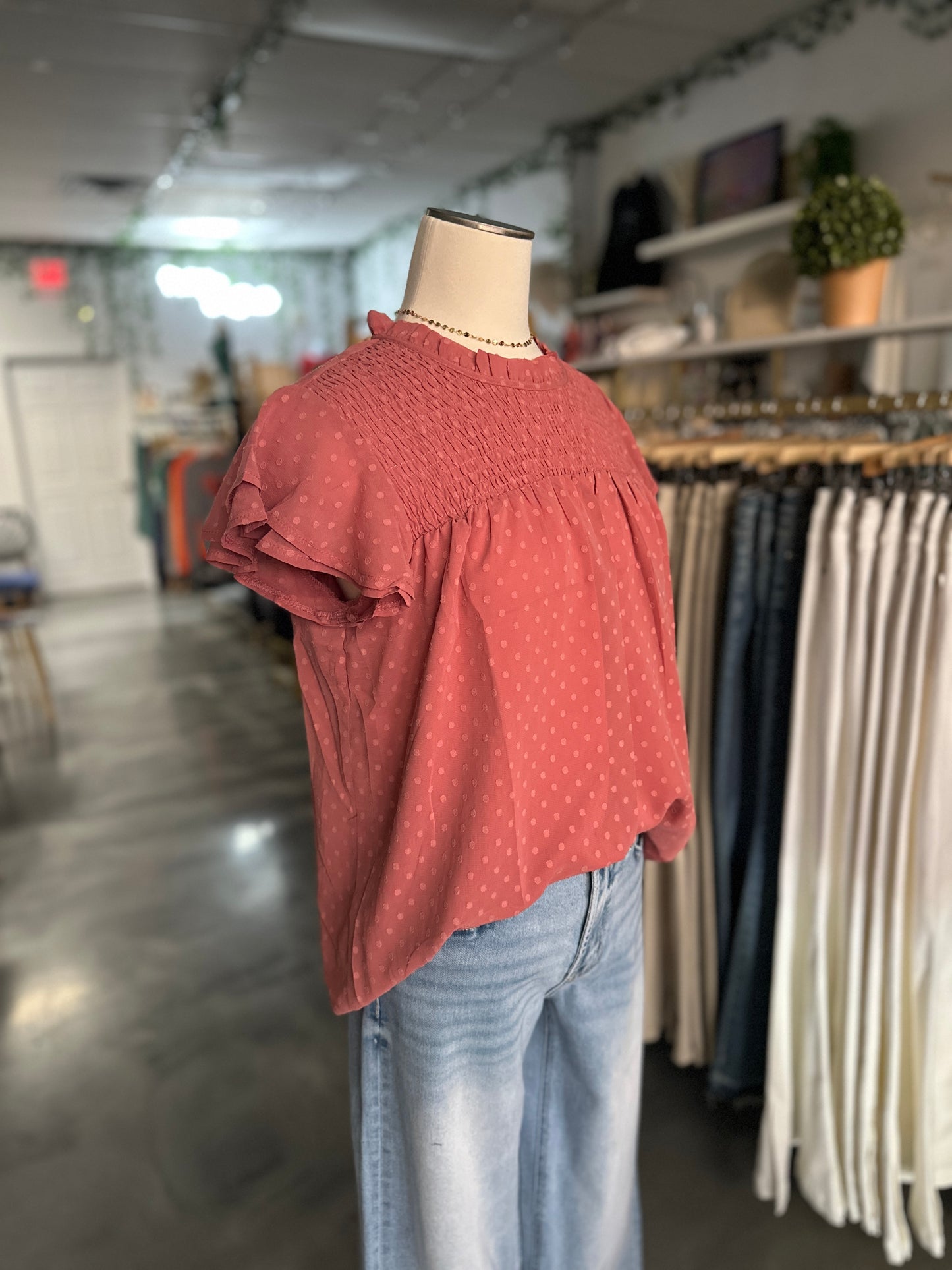 Feeling Frilly Short Sleeve Blouse