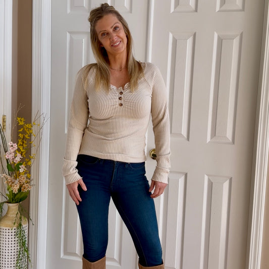 Everyday Lace Long Sleeve Top