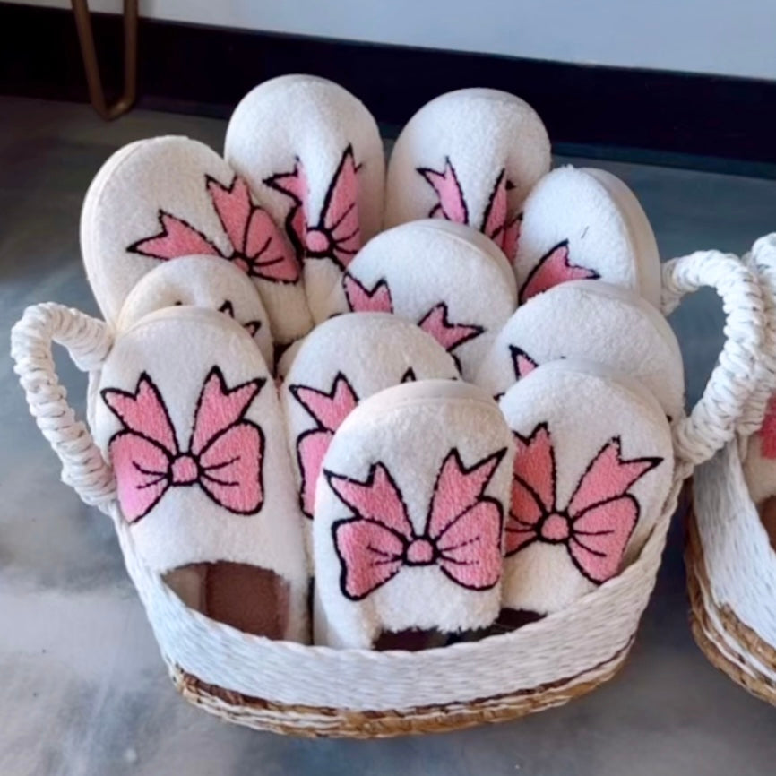 Bow Slippers - shop local