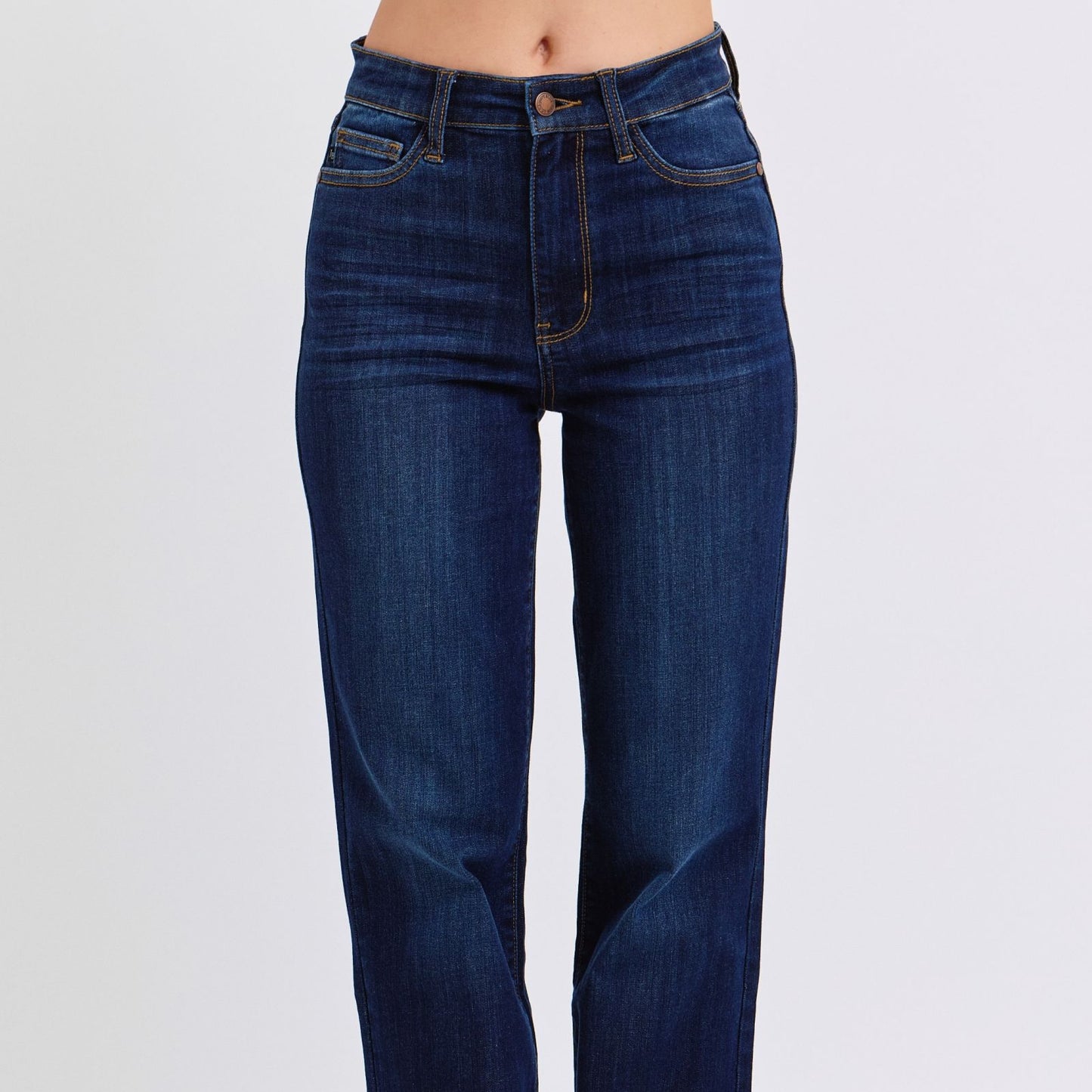 Judy Blue Straight Leg Dark Jeans