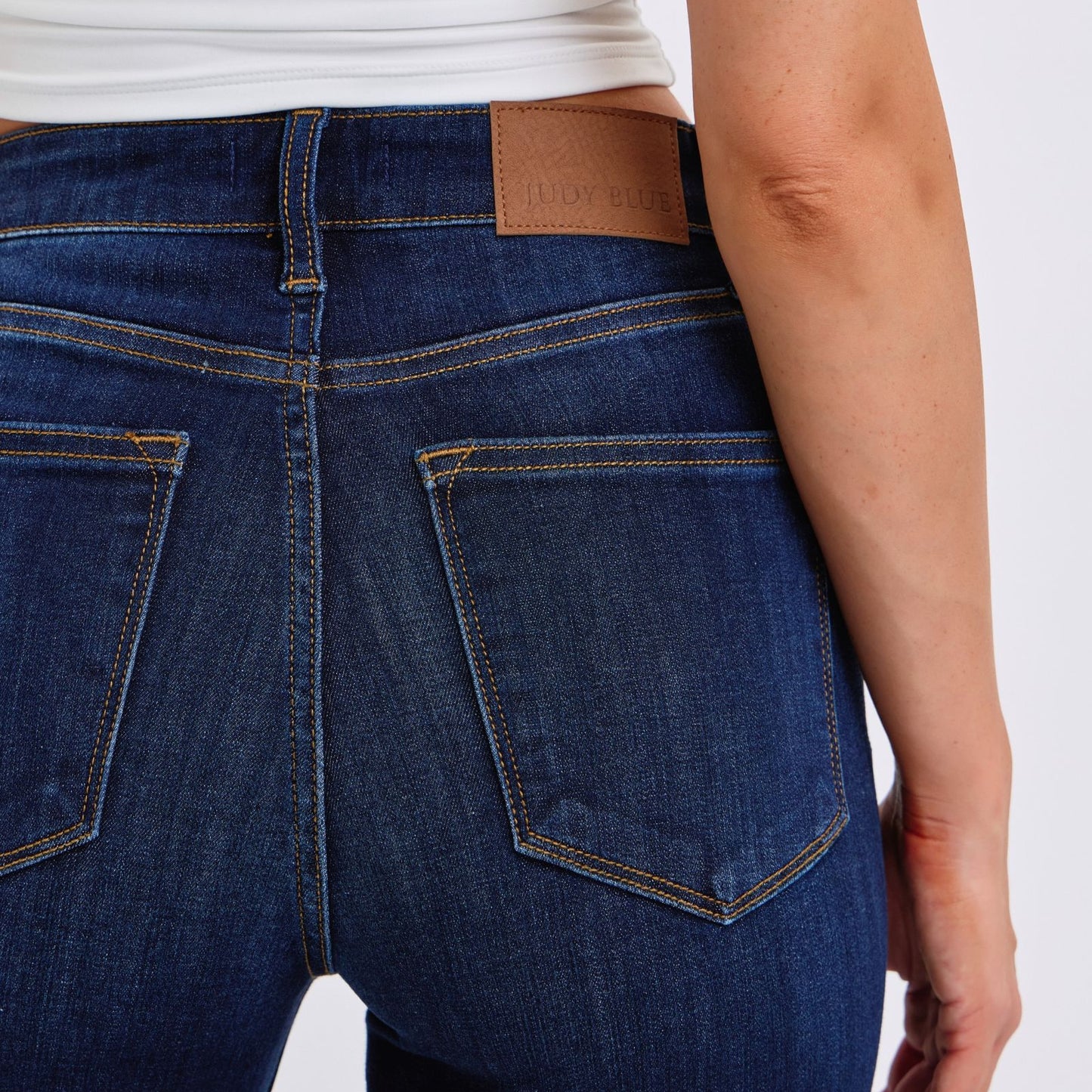 Judy Blue Straight Leg Dark Jeans