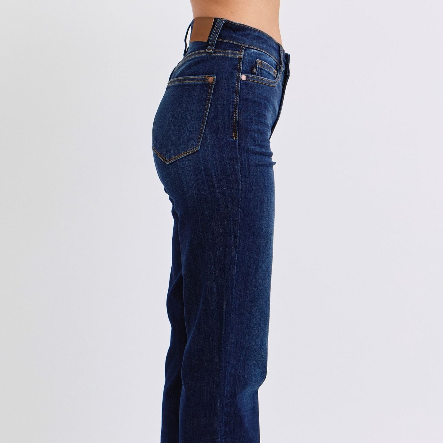 Judy Blue Straight Leg Dark Jeans