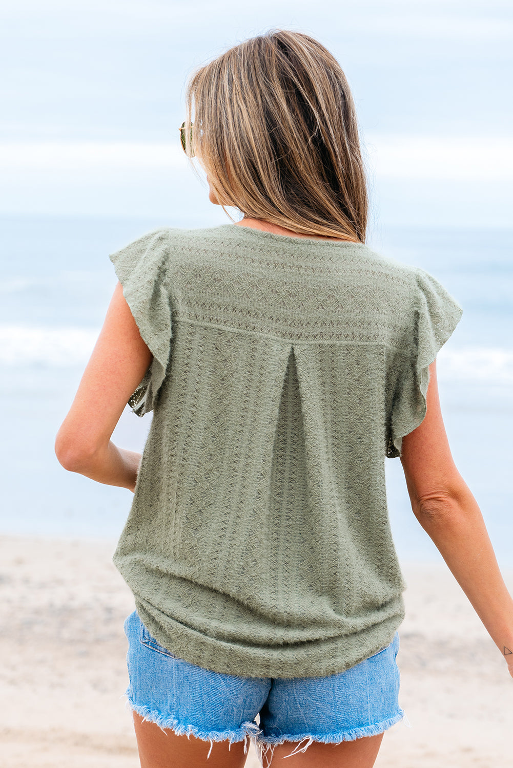 Laurel Flutter Sleeve Top