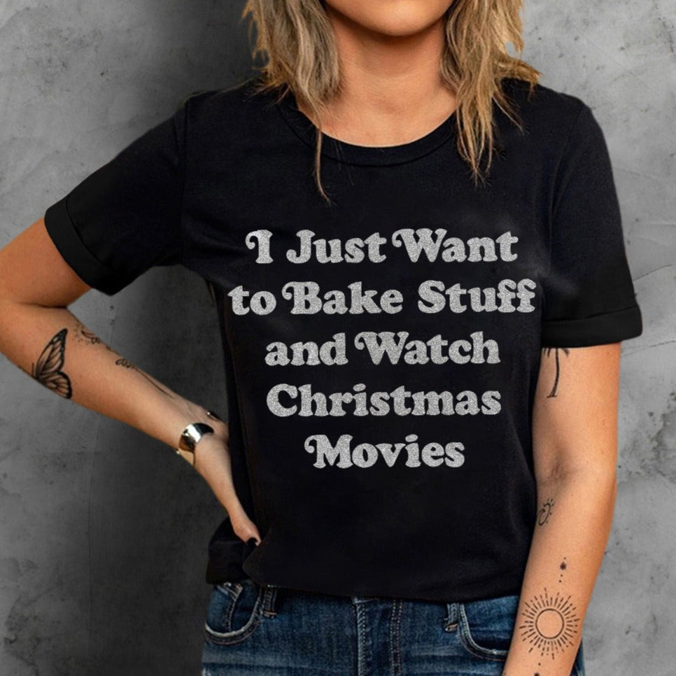I Just Want to Bake Stuff Graphic Tee