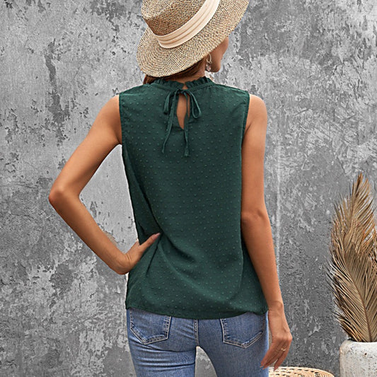 Claire Sleeveless Smocked Blouse - SALE