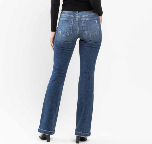 Judy Blue Destroyed Bootcut Jeans - SALE