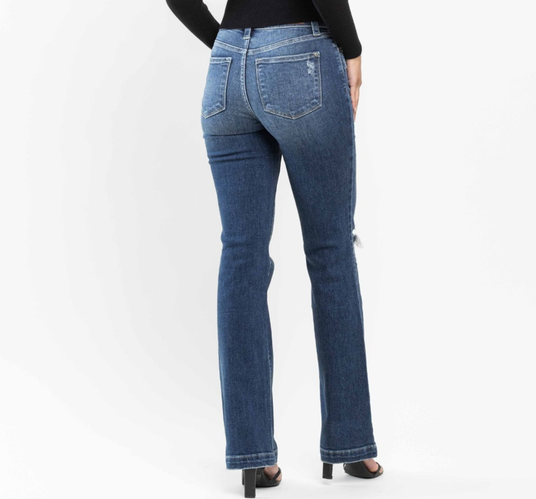 Judy Blue Destroyed Bootcut Jeans - SALE