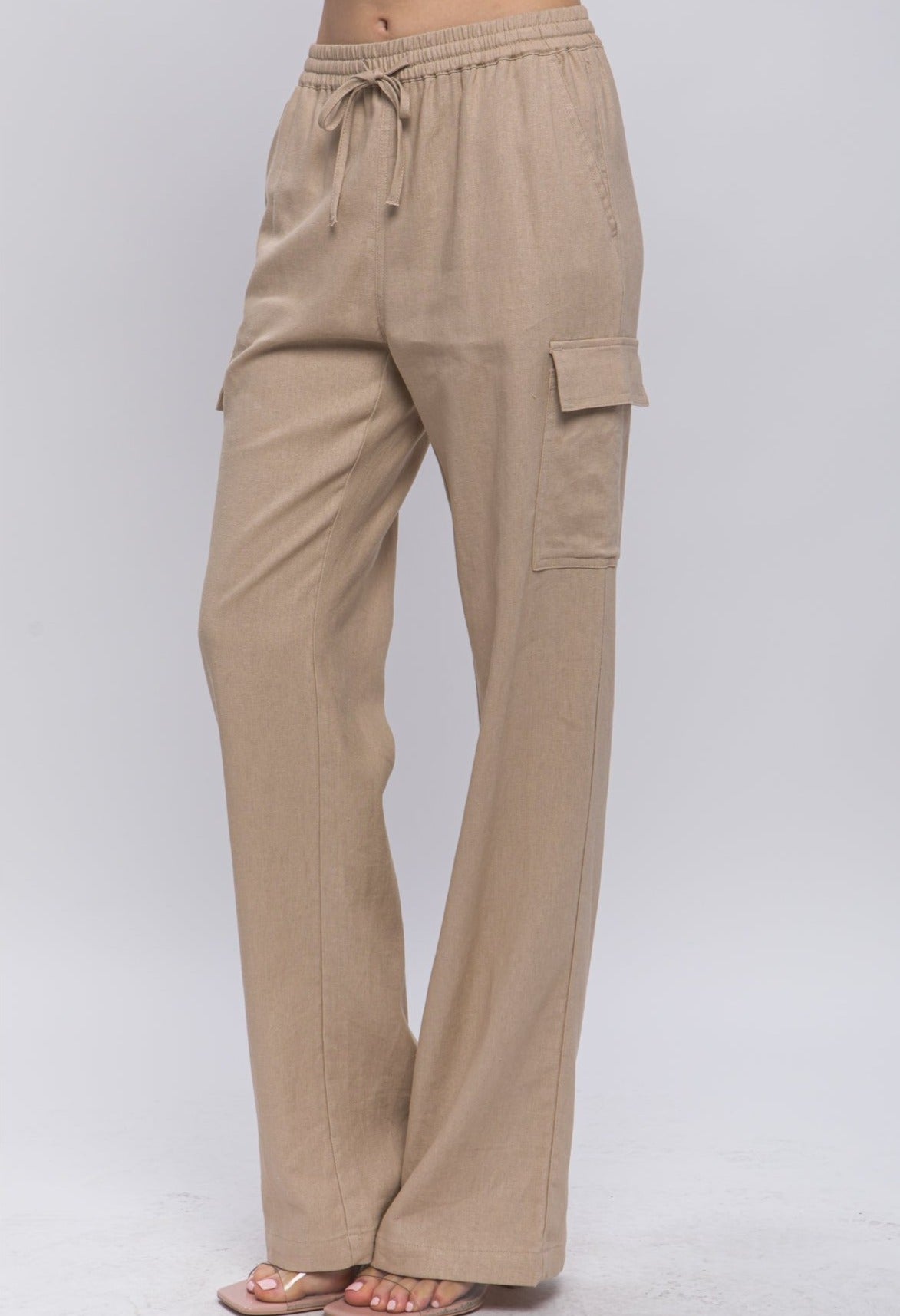 Cargo Linen Pants