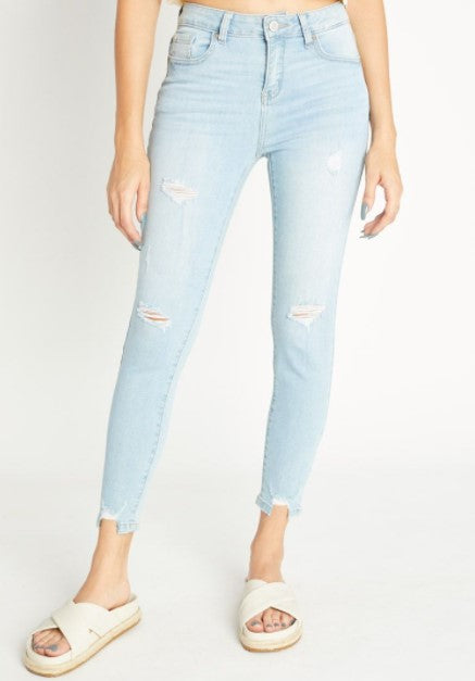 Hannah Light Wash Skinny Jeans - SALE
