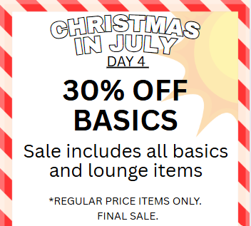 CHRISTMAS IN JULY - DAY 4