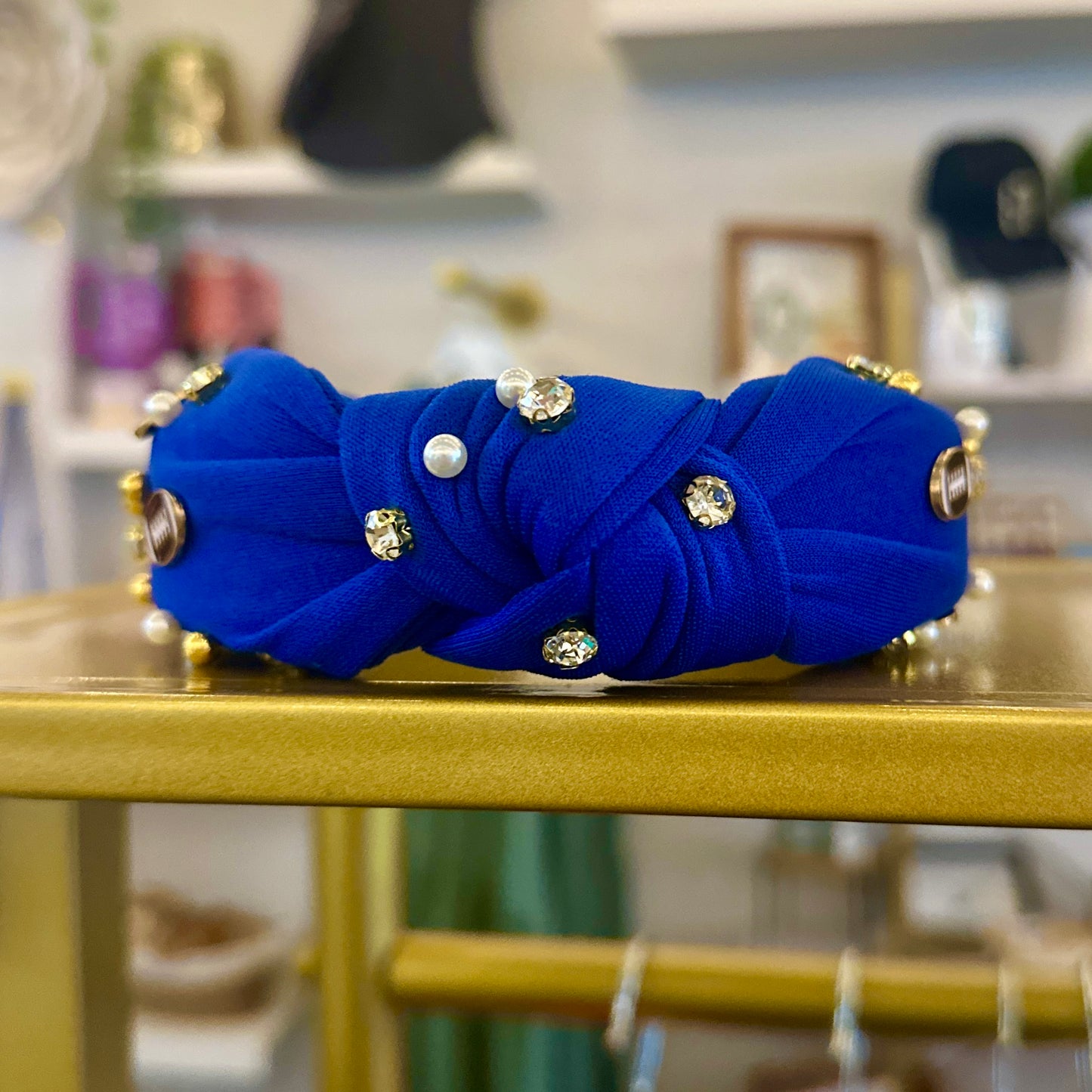 Rhinestone Football Headbands