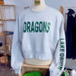 DRAGONS Long Crop Sweatshirt (Grey)