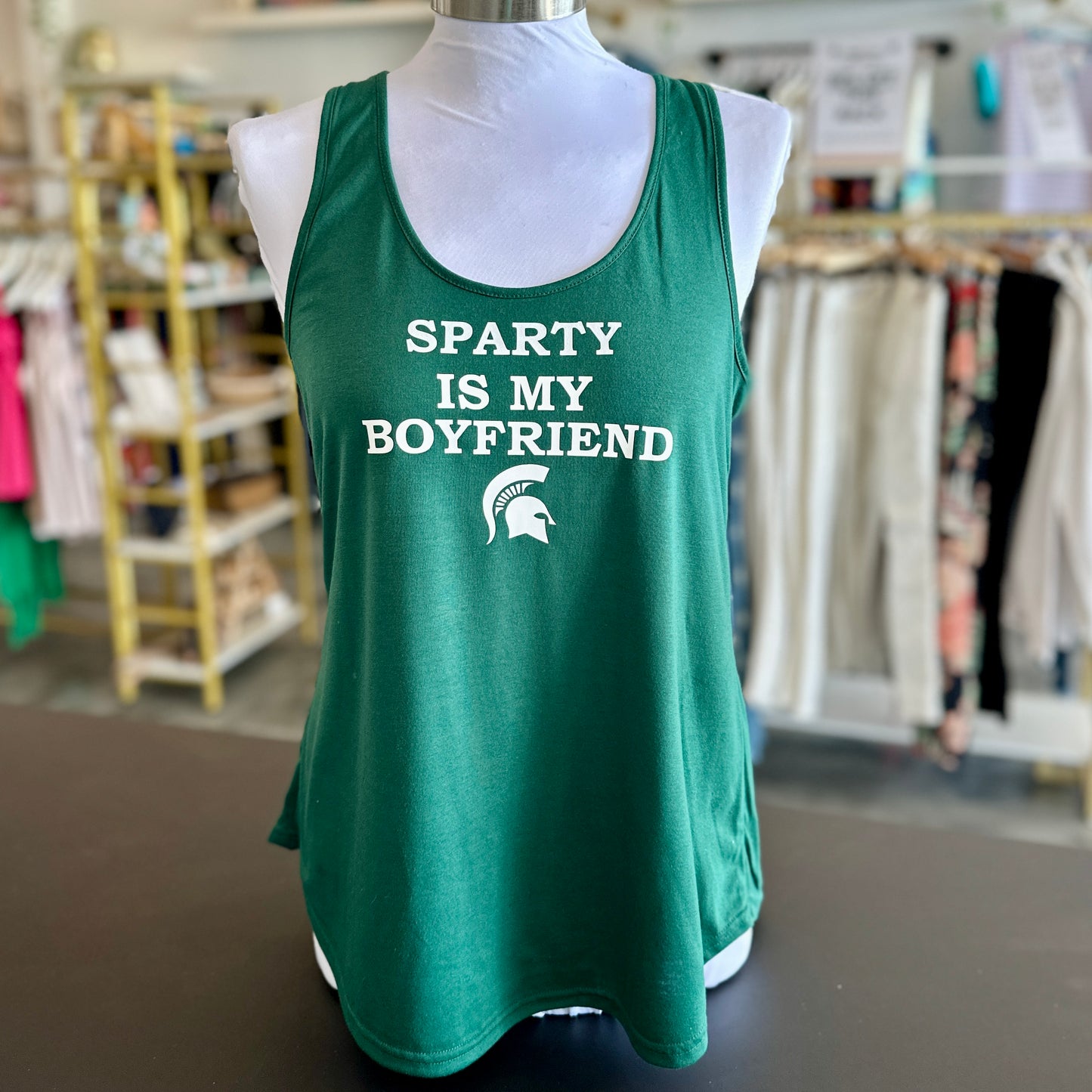 Sparty Graphic Tank Top