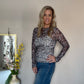 Shelby Dainty Floral Mesh Top