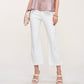 Sunset Ankle Flare Jeans (White)