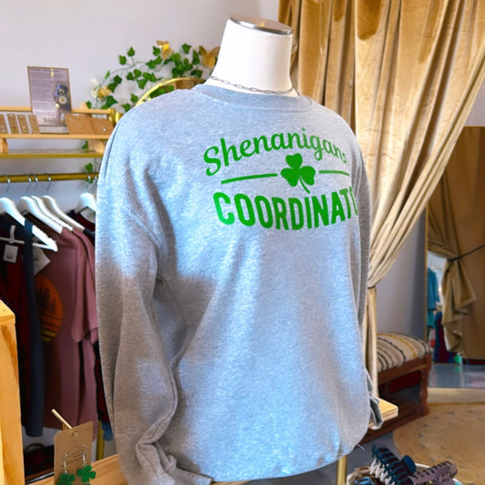 Shenanigans Coordinator Long Sleeve Sweatshirt - FINAL SALE