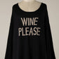 Wine Please Knit Sweater (Black)
