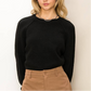 Raglan Sleeve Sweater (Black)