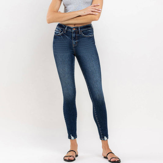 Vervet Hailey Skinny Jeans (Dark)