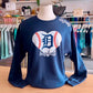 Detroit Baseball Sweatshirt (Navy)