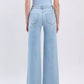 Vervet Wide Leg Raw Hem Jeans