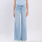 Vervet Wide Leg Raw Hem Jeans