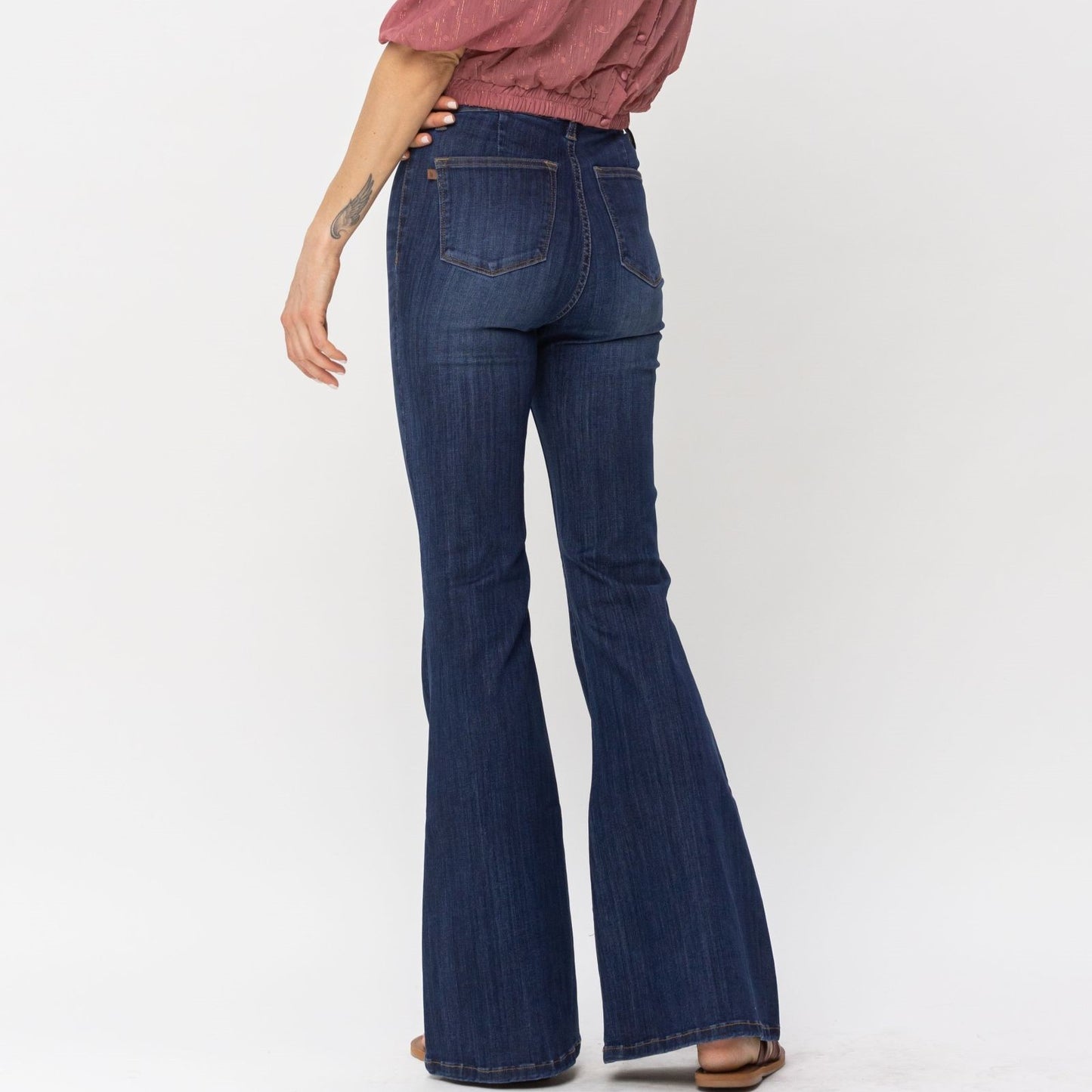 Judy Blue Pull On Flare Jeans