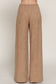 Crinkle Knit Drawstring Pants (Khaki)