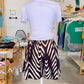 Geometric Paper Bag Shorts