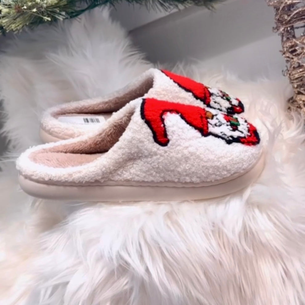 Holiday Gnome Slippers (Red) - DOORBUSTER