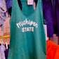 Michigan State Puff Tank Top