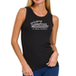 Party In Slow Motion Tank Top (Black)