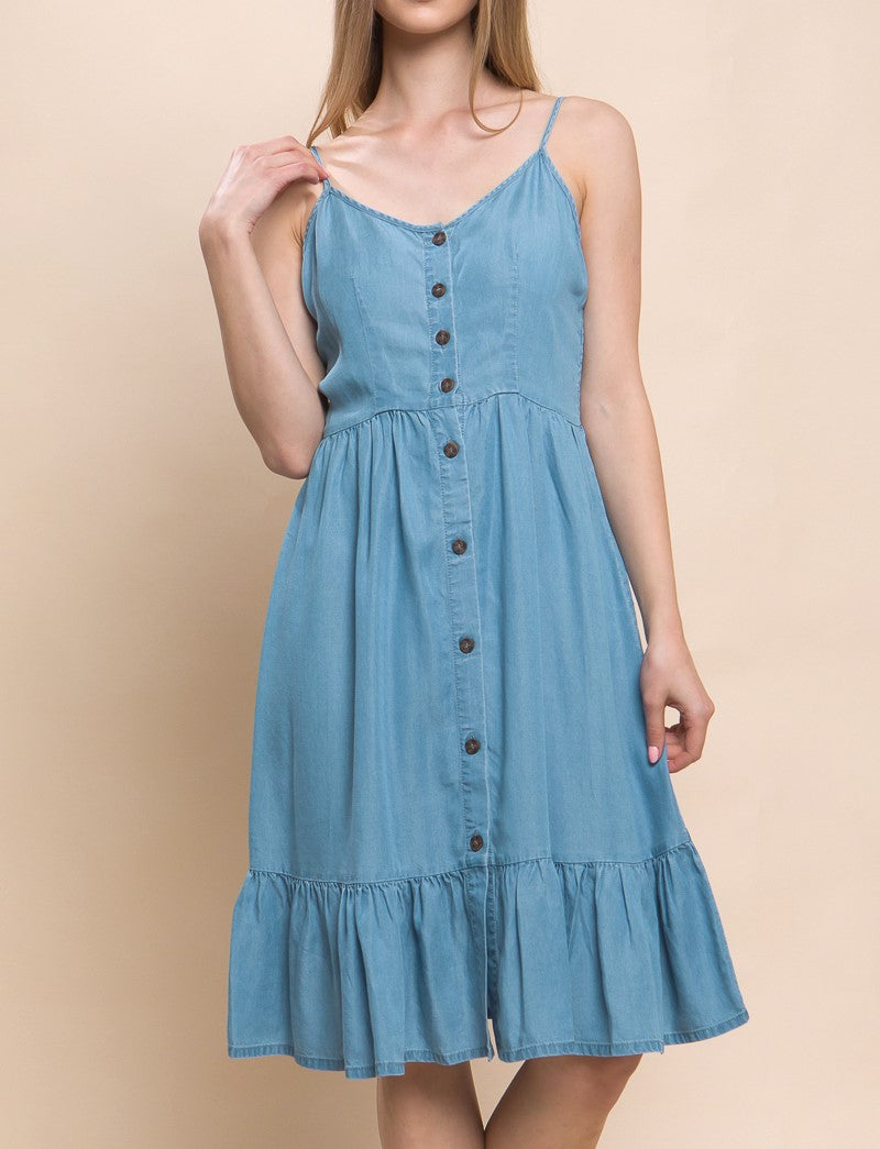 Country Charm Button Down Dress - SALE