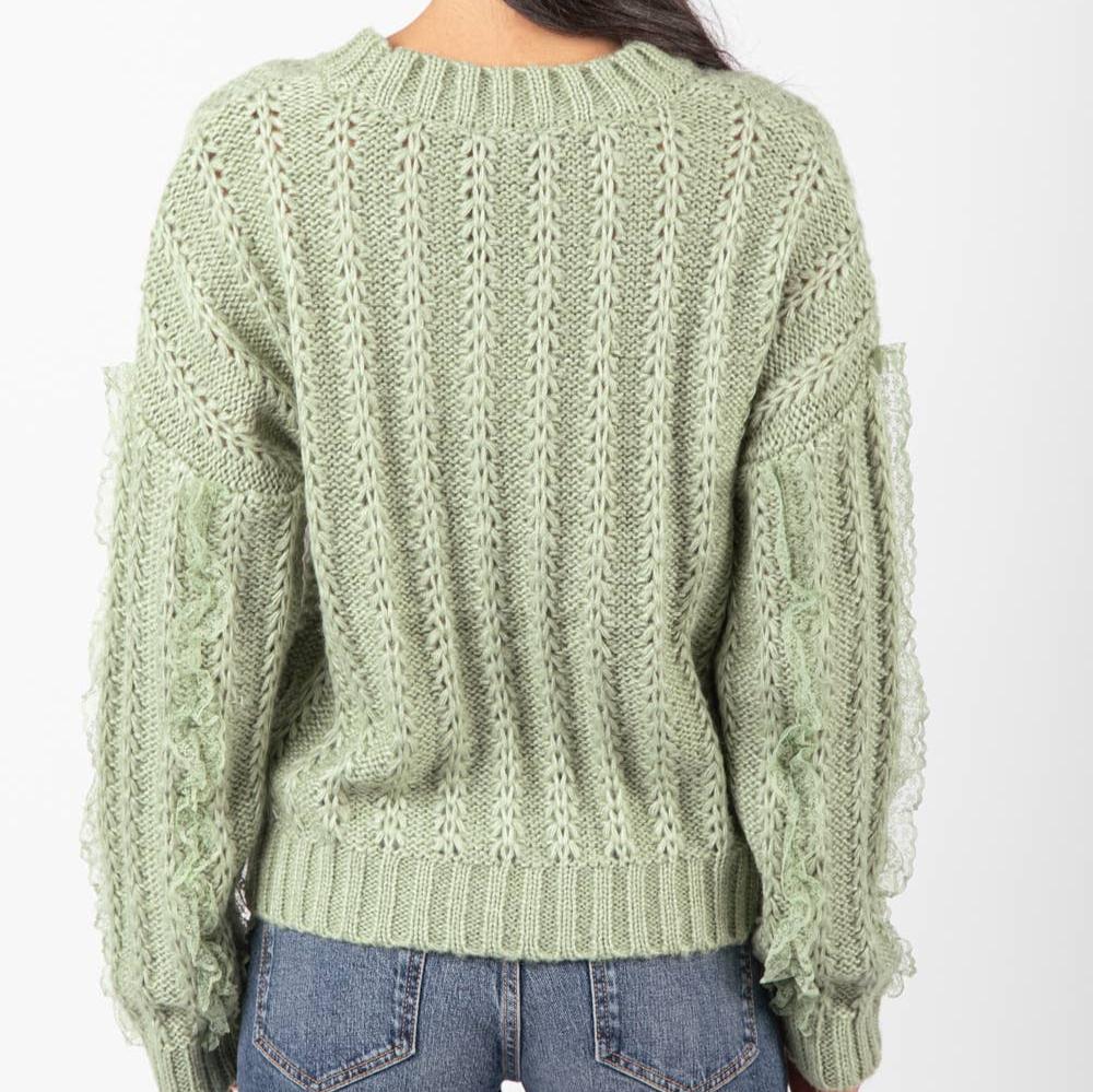 Elise Knit Sweater (Sage)