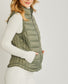Ellie Lightweight Puffer Vest (Sage)