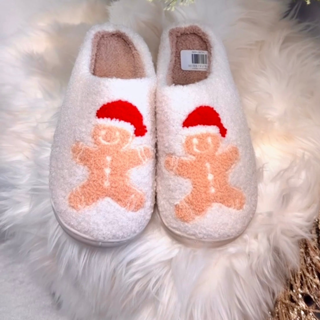 Gingerbread Slippers - DOORBUSTER