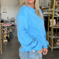 Pearled Sleeve Sweatshirt