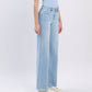 Vervet Wide Leg Raw Hem Jeans