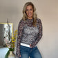 Shelby Dainty Floral Mesh Top