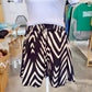 Geometric Paper Bag Shorts