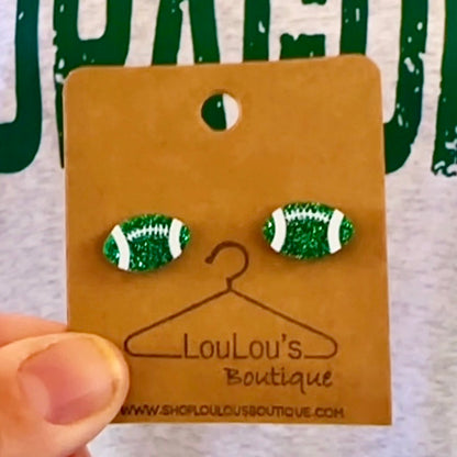 Mini Football Earrings (Multiple colors) - LLB