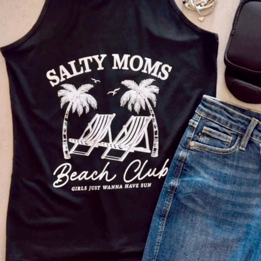Salty Moms Graphic Tank Top - 30% SALE