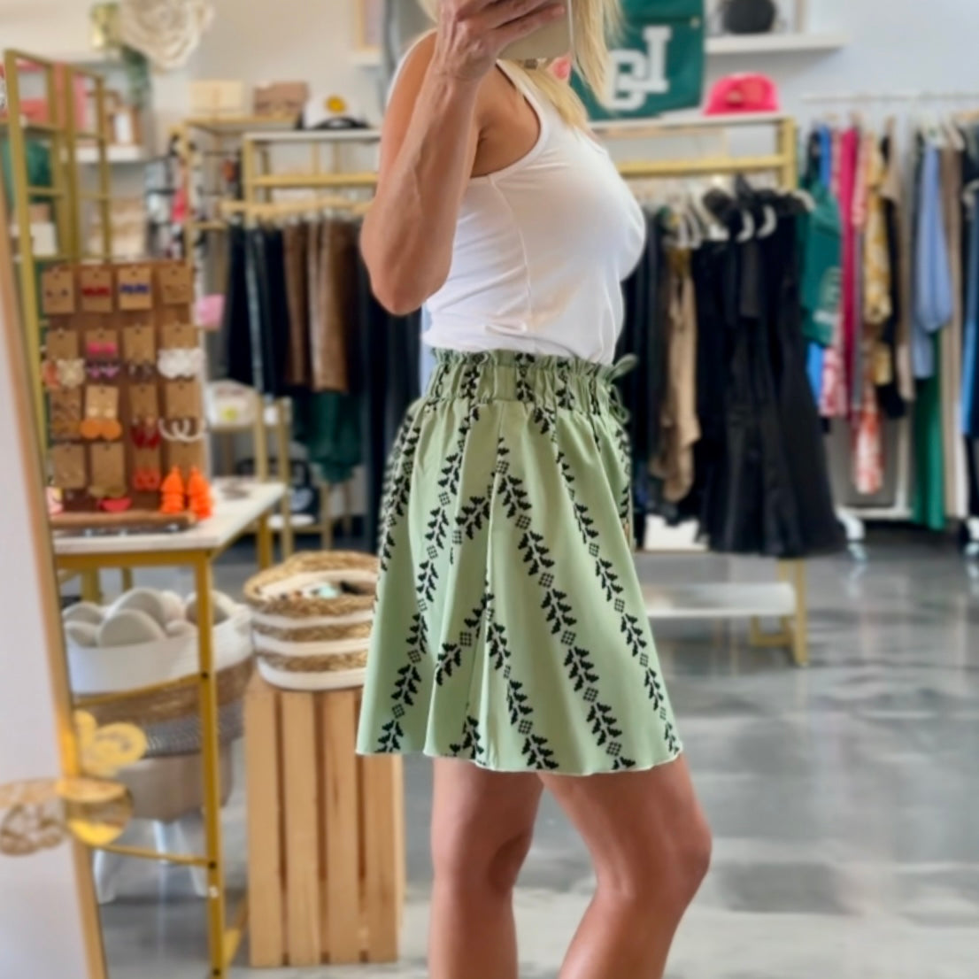 Flow With Me Sage Shorts