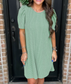Kelly Corded Puff Sleeve Dress
