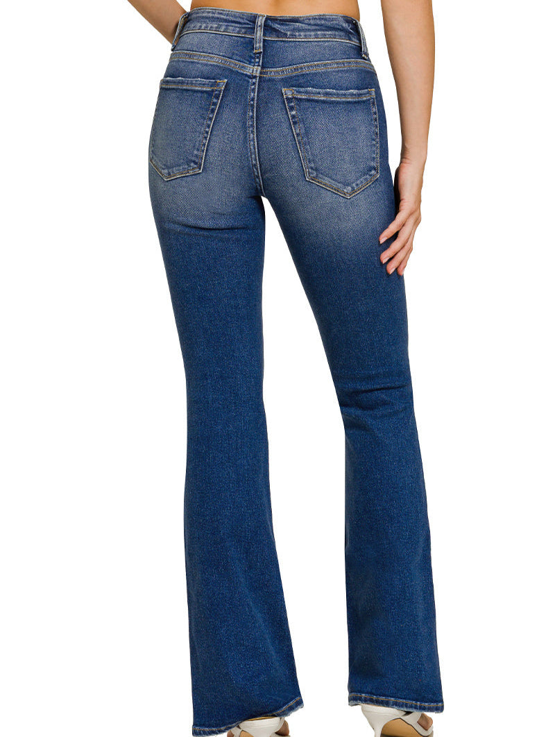 Marley Bootcut Denim Pants (Dark)