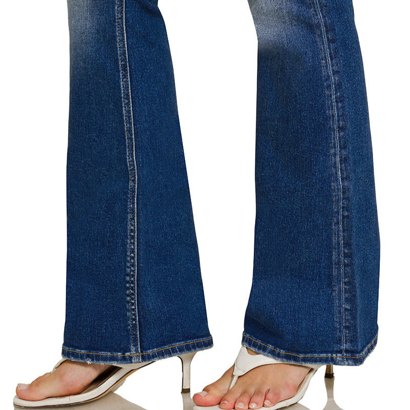 Marley Bootcut Denim Pants (Dark)